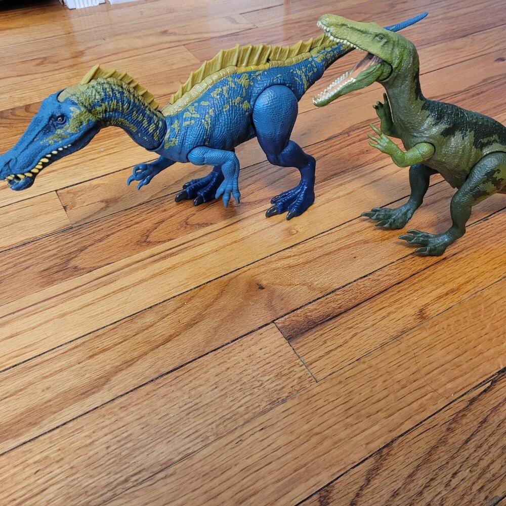 Dinosaur Action Figures with Chomping Action - 2 Figures Included